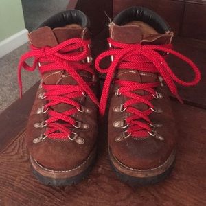 Vintage rocky hiking boots suede with vibram
